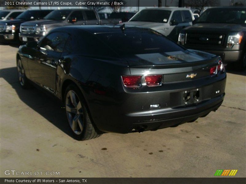 Cyber Gray Metallic / Black 2011 Chevrolet Camaro LT/RS Coupe