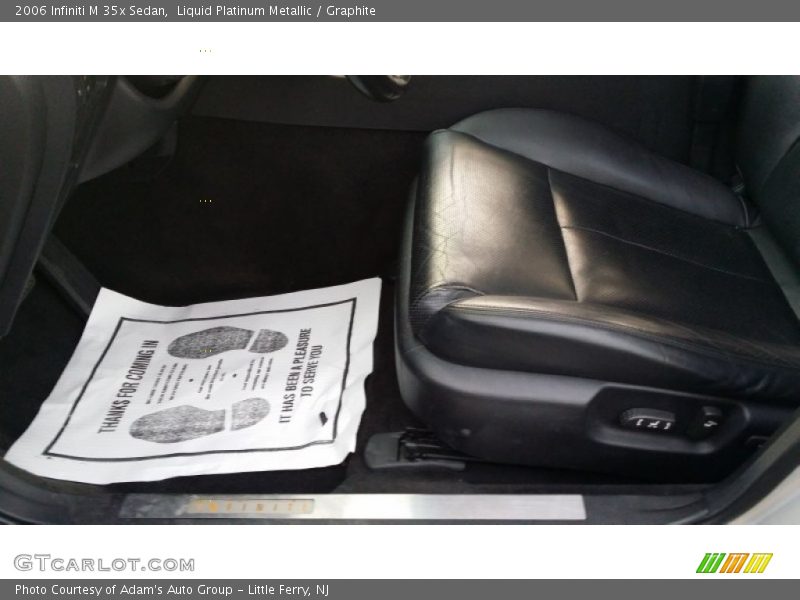 Liquid Platinum Metallic / Graphite 2006 Infiniti M 35x Sedan