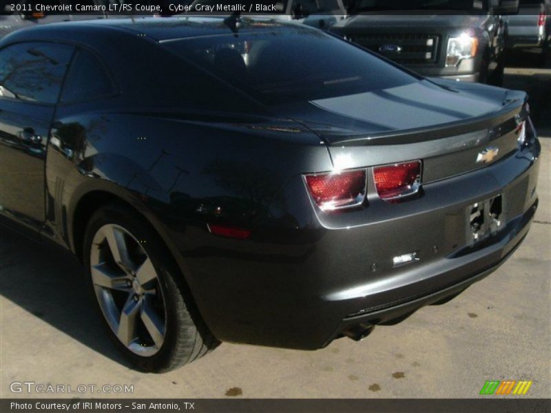 Cyber Gray Metallic / Black 2011 Chevrolet Camaro LT/RS Coupe