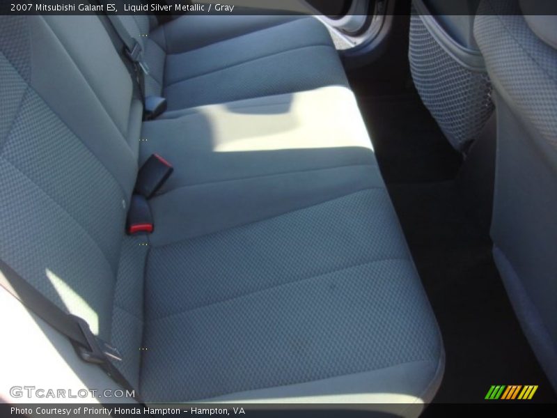 Liquid Silver Metallic / Gray 2007 Mitsubishi Galant ES