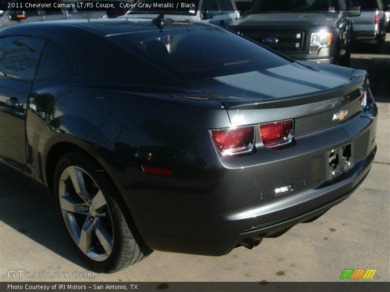 Cyber Gray Metallic / Black 2011 Chevrolet Camaro LT/RS Coupe