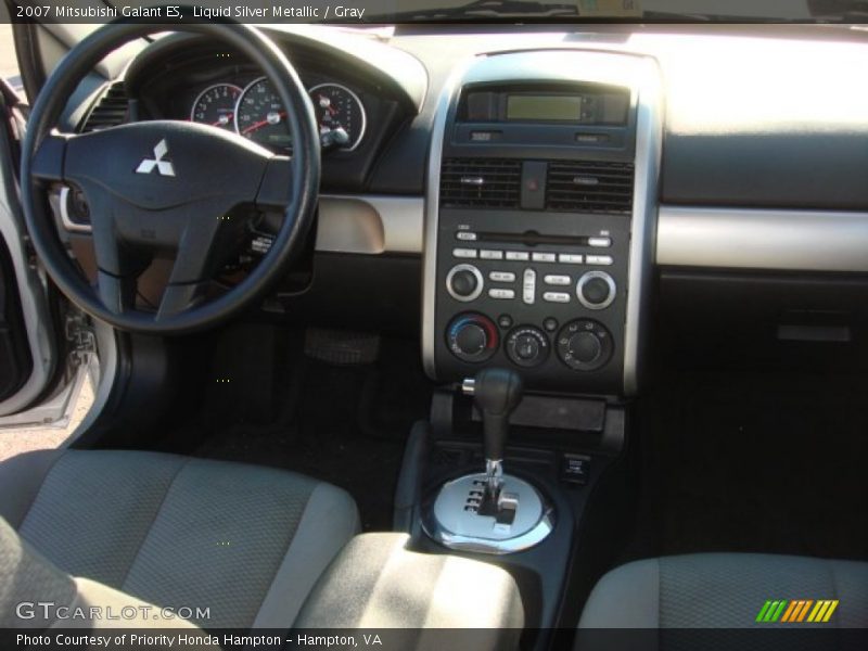 Liquid Silver Metallic / Gray 2007 Mitsubishi Galant ES