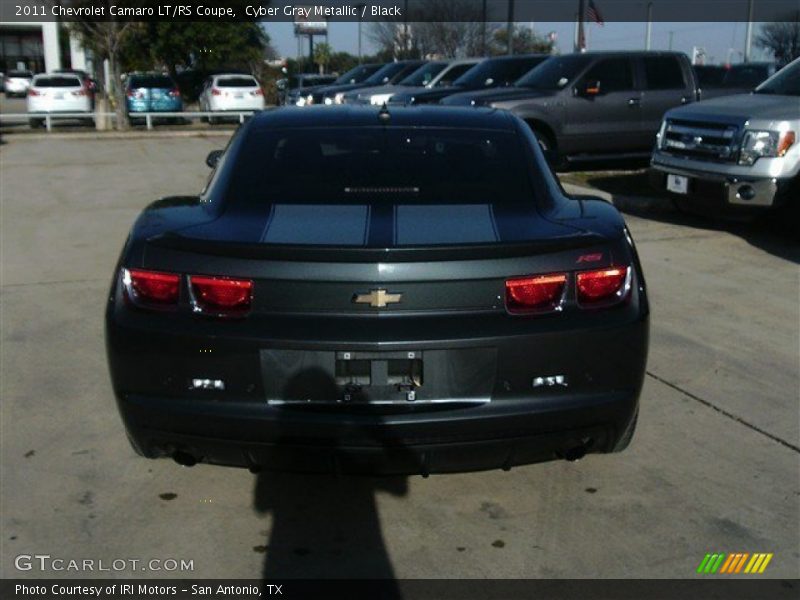 Cyber Gray Metallic / Black 2011 Chevrolet Camaro LT/RS Coupe