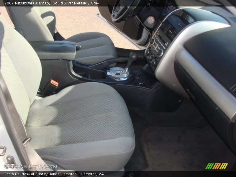 Liquid Silver Metallic / Gray 2007 Mitsubishi Galant ES