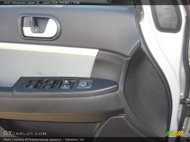 Liquid Silver Metallic / Gray 2007 Mitsubishi Galant ES