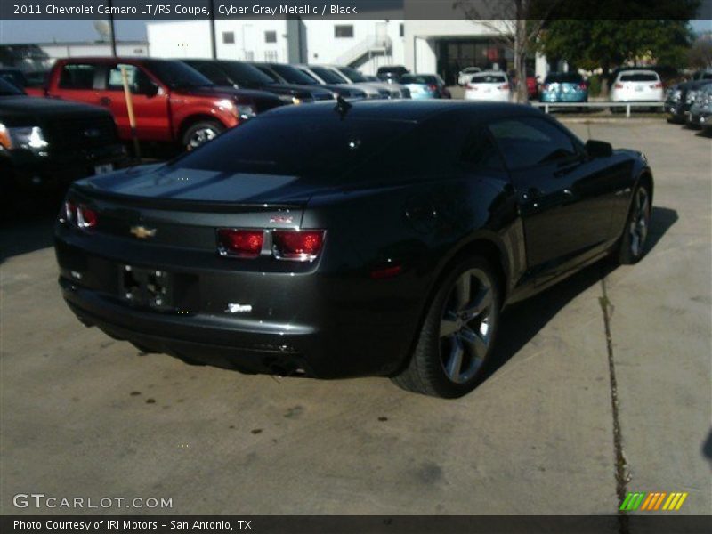 Cyber Gray Metallic / Black 2011 Chevrolet Camaro LT/RS Coupe