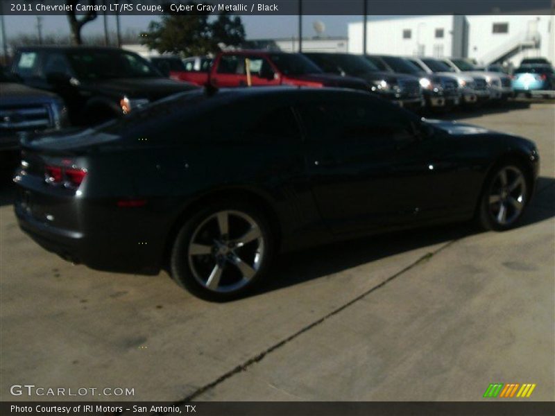 Cyber Gray Metallic / Black 2011 Chevrolet Camaro LT/RS Coupe