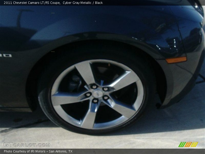 Cyber Gray Metallic / Black 2011 Chevrolet Camaro LT/RS Coupe