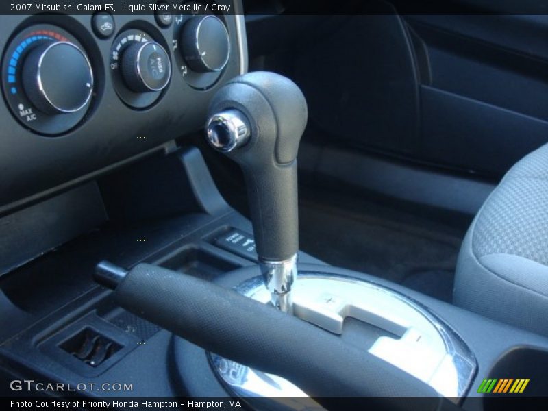 Liquid Silver Metallic / Gray 2007 Mitsubishi Galant ES