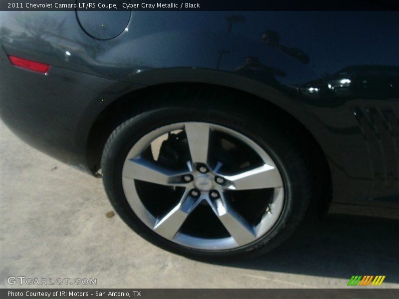 Cyber Gray Metallic / Black 2011 Chevrolet Camaro LT/RS Coupe