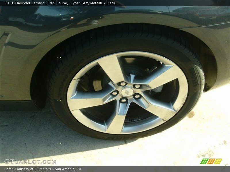 Cyber Gray Metallic / Black 2011 Chevrolet Camaro LT/RS Coupe
