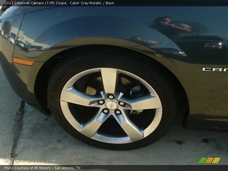 Cyber Gray Metallic / Black 2011 Chevrolet Camaro LT/RS Coupe