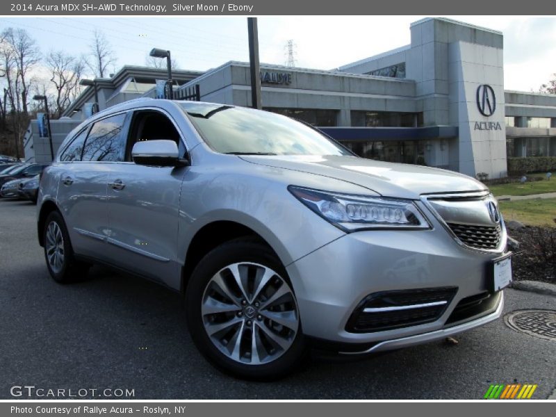Silver Moon / Ebony 2014 Acura MDX SH-AWD Technology