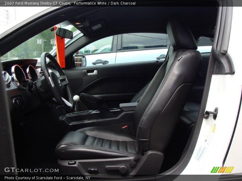 Performance White / Dark Charcoal 2007 Ford Mustang Shelby GT Coupe