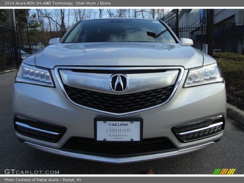 Silver Moon / Ebony 2014 Acura MDX SH-AWD Technology