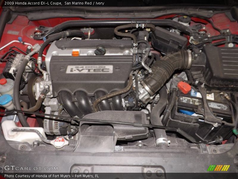  2009 Accord EX-L Coupe Engine - 2.4 Liter DOHC 16-Valve i-VTEC 4 Cylinder