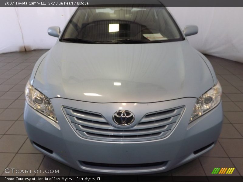 Sky Blue Pearl / Bisque 2007 Toyota Camry LE