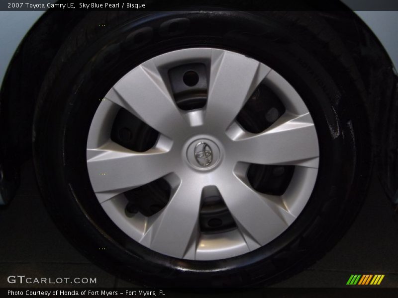 Sky Blue Pearl / Bisque 2007 Toyota Camry LE