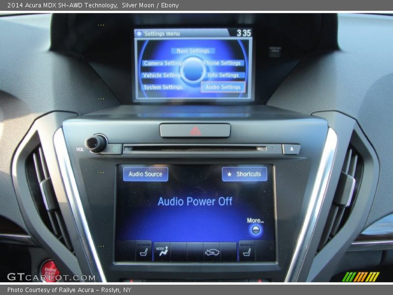 Silver Moon / Ebony 2014 Acura MDX SH-AWD Technology