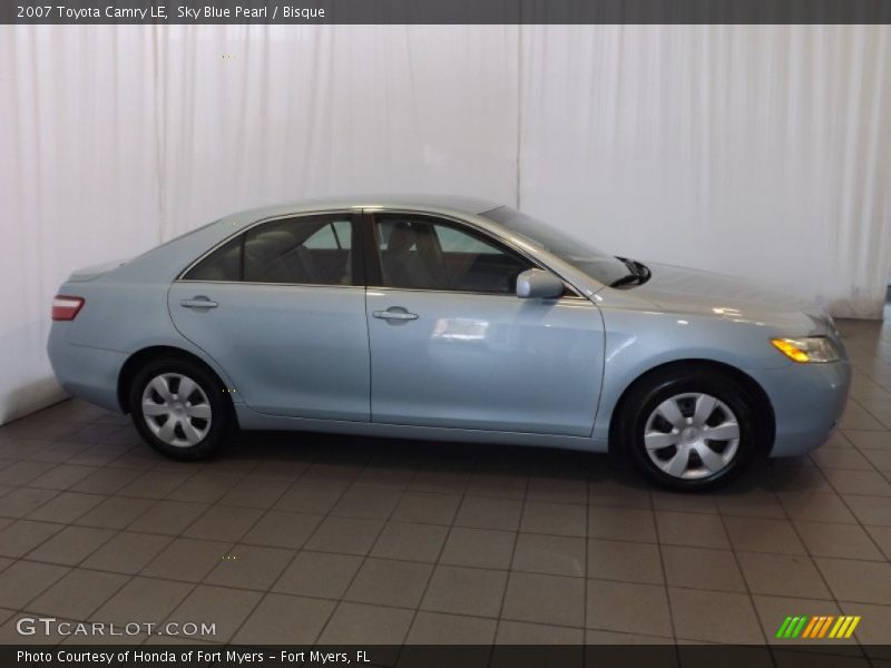 Sky Blue Pearl / Bisque 2007 Toyota Camry LE