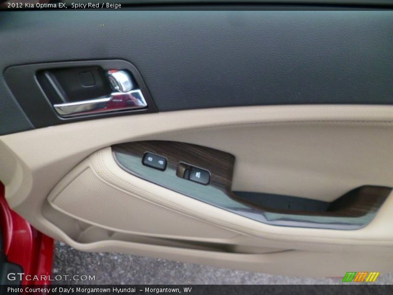 Spicy Red / Beige 2012 Kia Optima EX