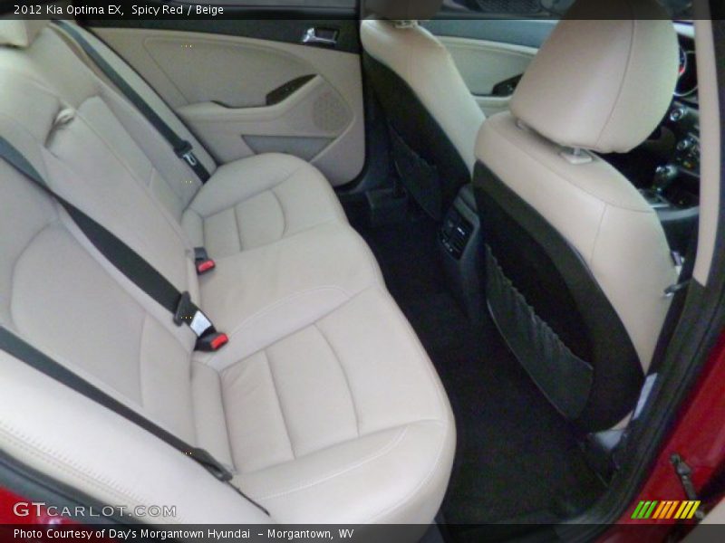 Spicy Red / Beige 2012 Kia Optima EX