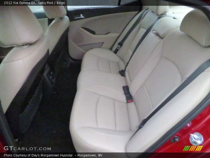 Spicy Red / Beige 2012 Kia Optima EX