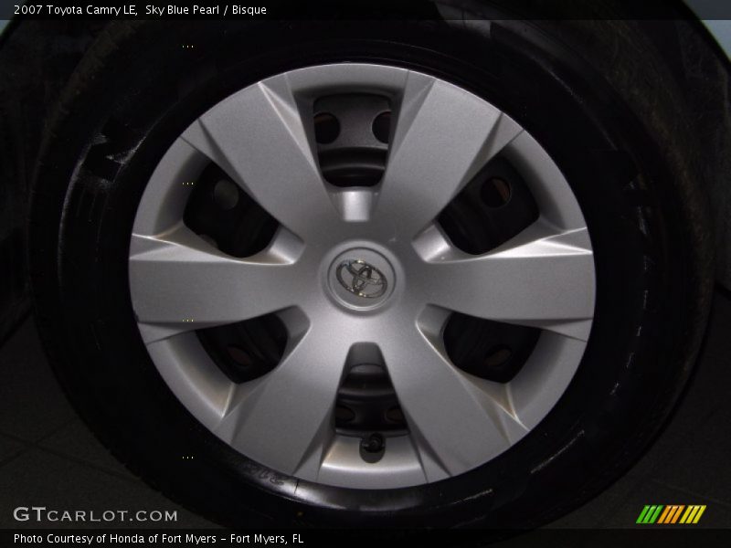 Sky Blue Pearl / Bisque 2007 Toyota Camry LE