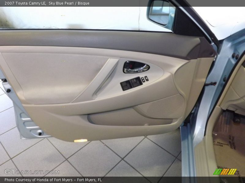 Sky Blue Pearl / Bisque 2007 Toyota Camry LE