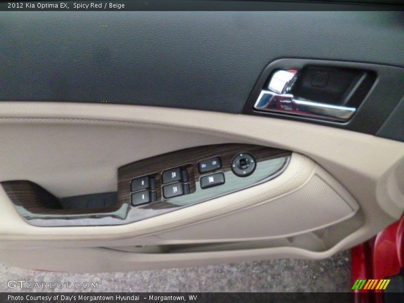 Spicy Red / Beige 2012 Kia Optima EX
