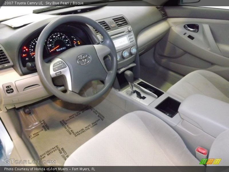 Sky Blue Pearl / Bisque 2007 Toyota Camry LE