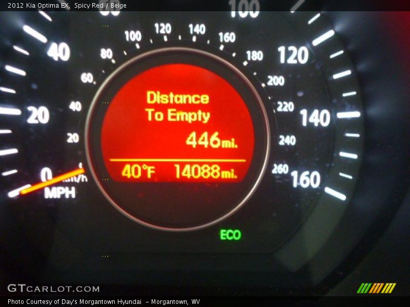 Spicy Red / Beige 2012 Kia Optima EX