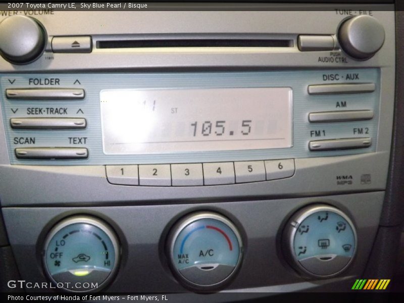 Sky Blue Pearl / Bisque 2007 Toyota Camry LE