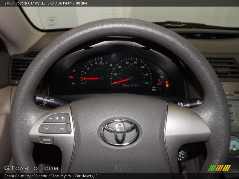 Sky Blue Pearl / Bisque 2007 Toyota Camry LE