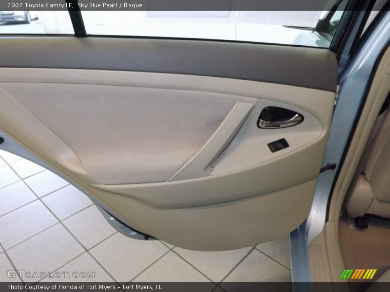Sky Blue Pearl / Bisque 2007 Toyota Camry LE