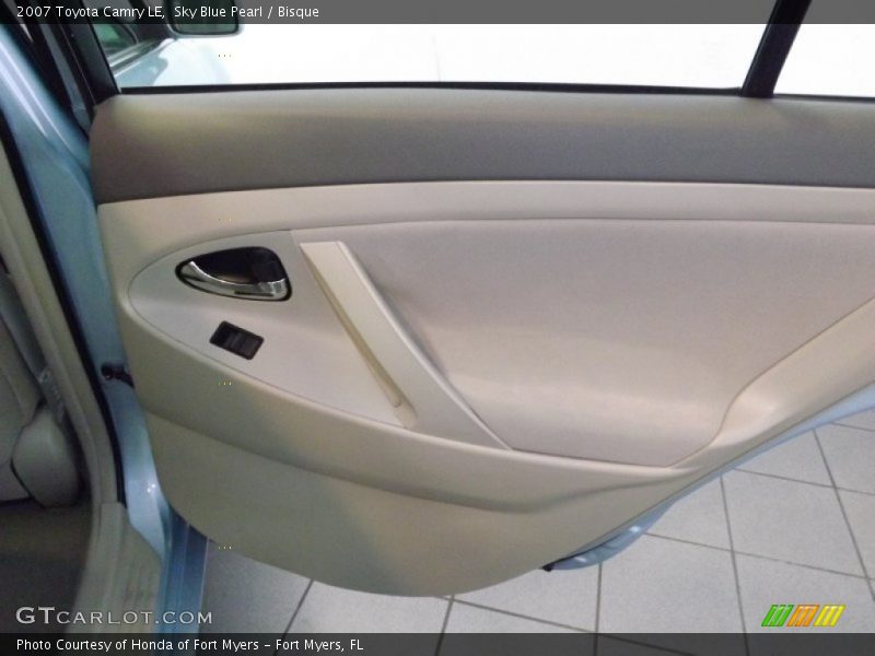 Sky Blue Pearl / Bisque 2007 Toyota Camry LE