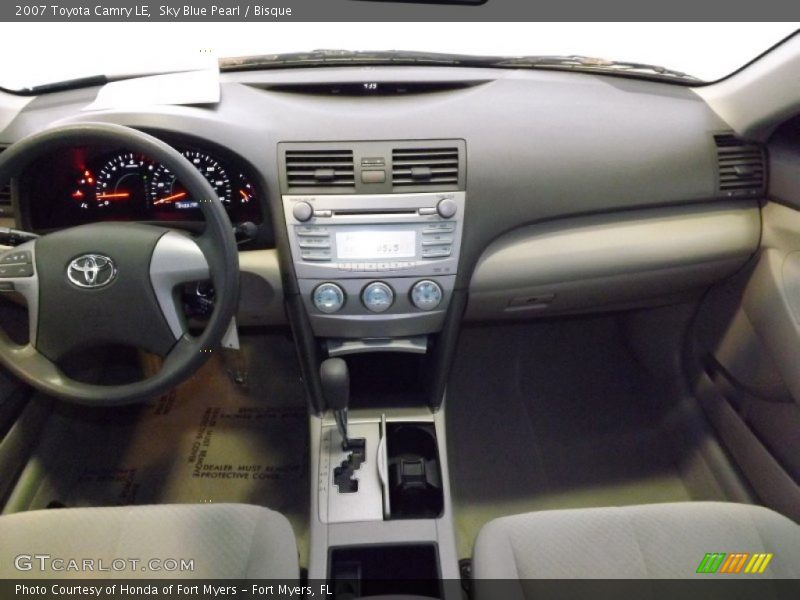 Sky Blue Pearl / Bisque 2007 Toyota Camry LE