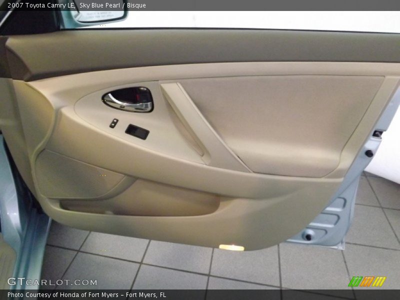 Sky Blue Pearl / Bisque 2007 Toyota Camry LE