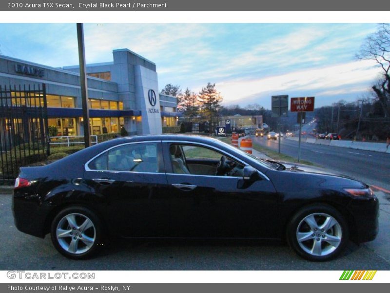 Crystal Black Pearl / Parchment 2010 Acura TSX Sedan