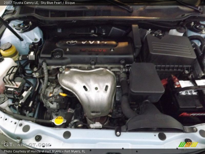Sky Blue Pearl / Bisque 2007 Toyota Camry LE