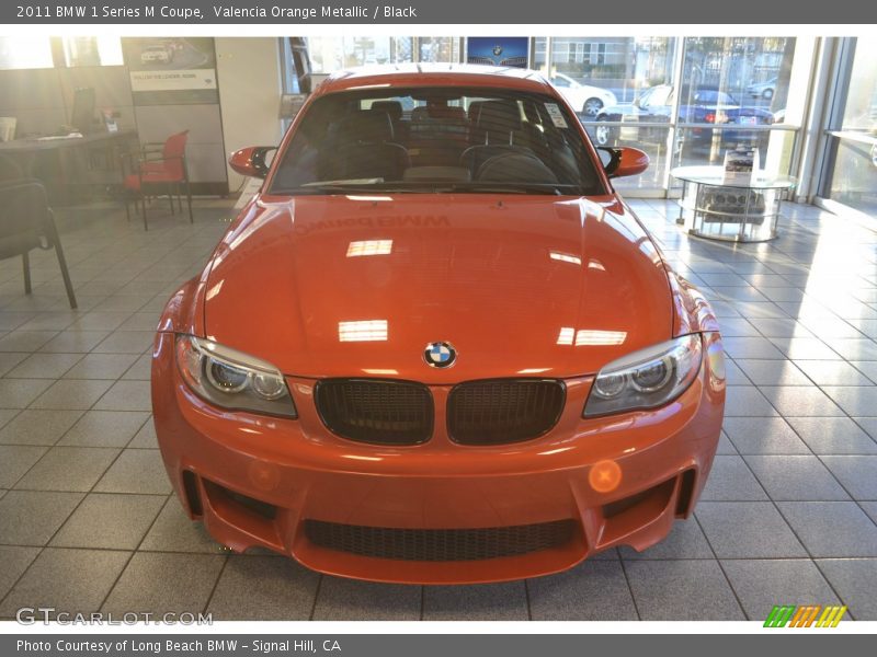 Valencia Orange Metallic / Black 2011 BMW 1 Series M Coupe