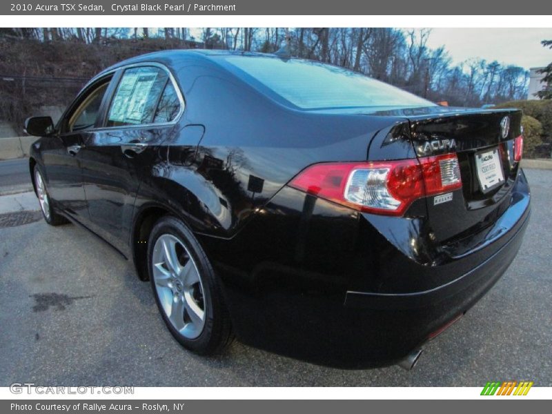 Crystal Black Pearl / Parchment 2010 Acura TSX Sedan