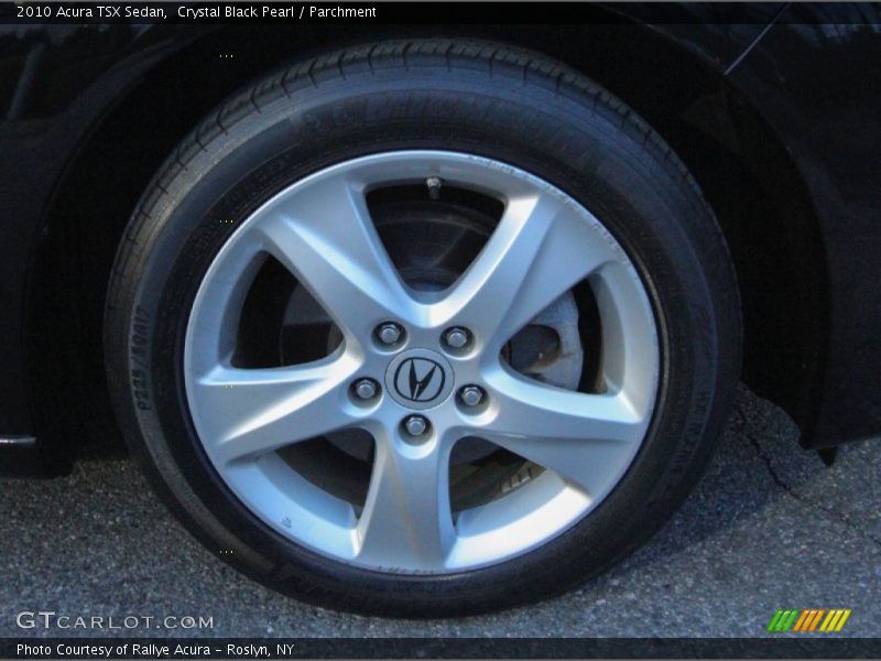 Crystal Black Pearl / Parchment 2010 Acura TSX Sedan