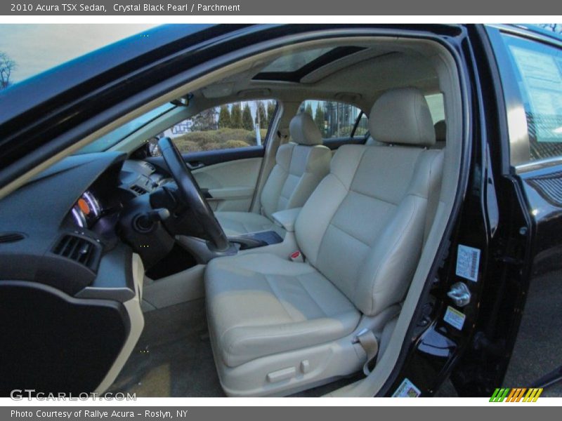 Crystal Black Pearl / Parchment 2010 Acura TSX Sedan