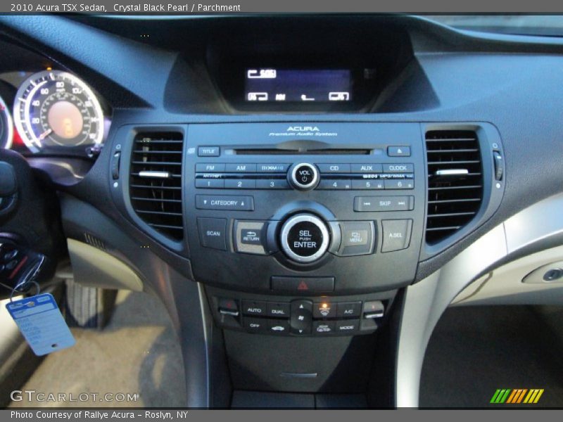 Crystal Black Pearl / Parchment 2010 Acura TSX Sedan