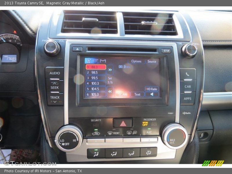 Magnetic Gray Metallic / Black/Ash 2013 Toyota Camry SE