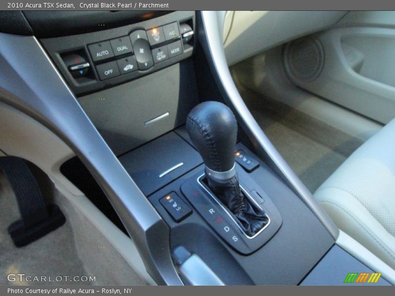 Crystal Black Pearl / Parchment 2010 Acura TSX Sedan