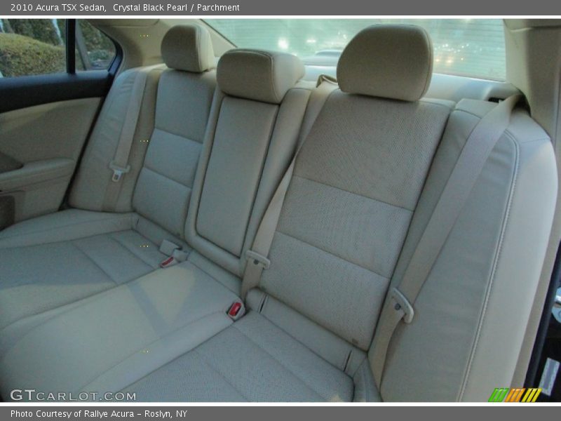 Crystal Black Pearl / Parchment 2010 Acura TSX Sedan