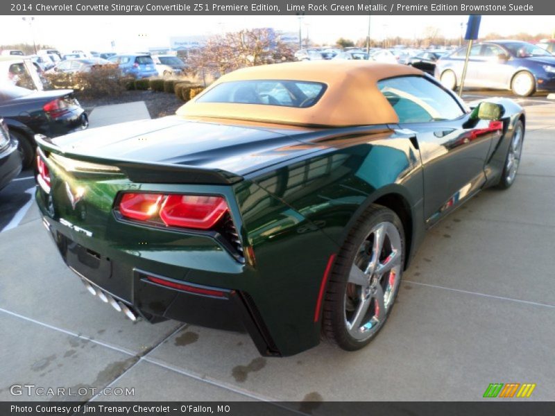  2014 Corvette Stingray Convertible Z51 Premiere Edition Lime Rock Green Metallic