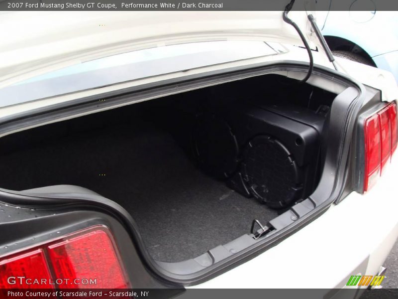 Performance White / Dark Charcoal 2007 Ford Mustang Shelby GT Coupe